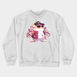 Hamsta Hustle: Thuggin' with Fluffy Crewneck Sweatshirt